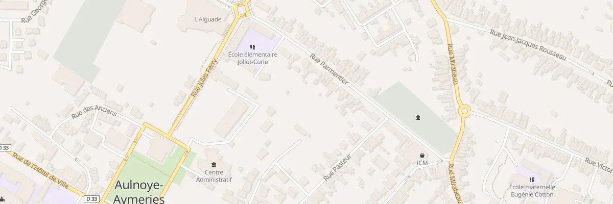 Plan du 31 Rue Parmentier à Aulnoye-Aymeries