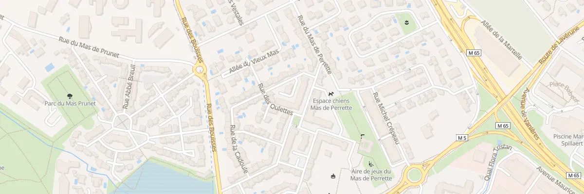 Plan du 196 Rue du Mas de Perrette à Montpellier