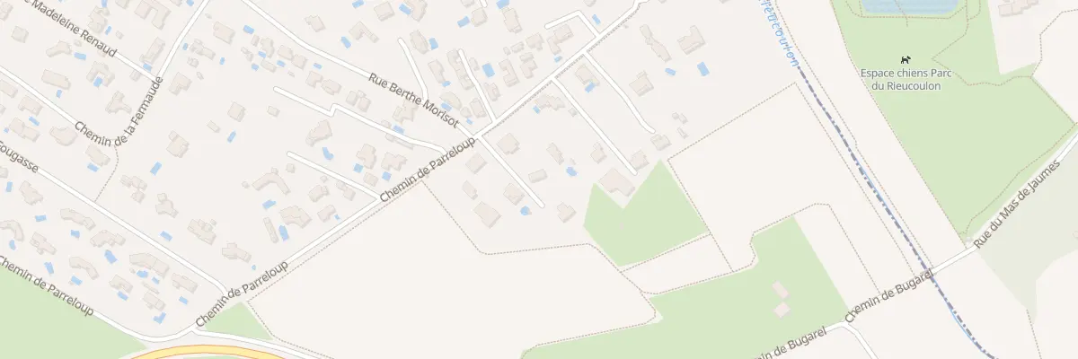 Plan du 716 Che du Parre Loup à Saint-Jean-de-Védas