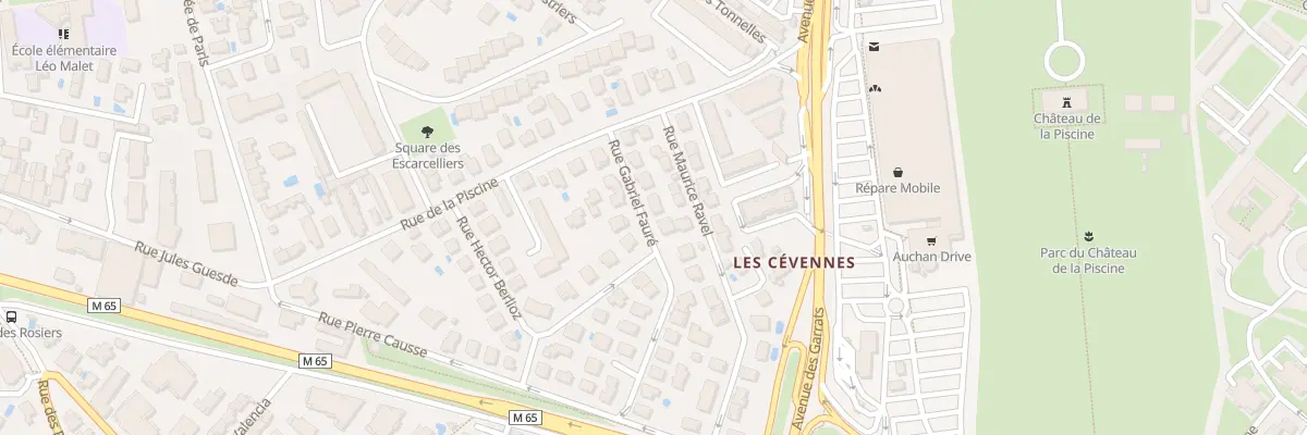 Plan du 7B Rue Gabriel Fauré à Montpellier