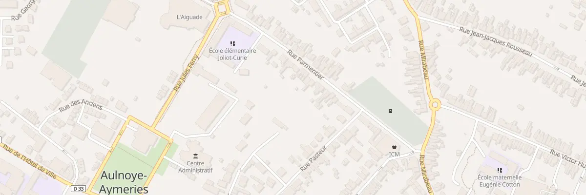 Plan du 27 Rue Parmentier à Aulnoye-Aymeries