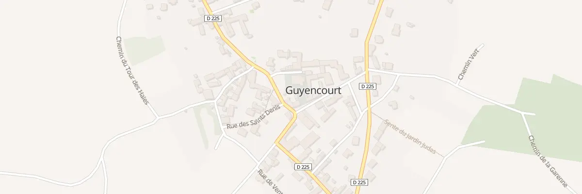 Plan du 1 Pl de l’Eglise à Guyencourt