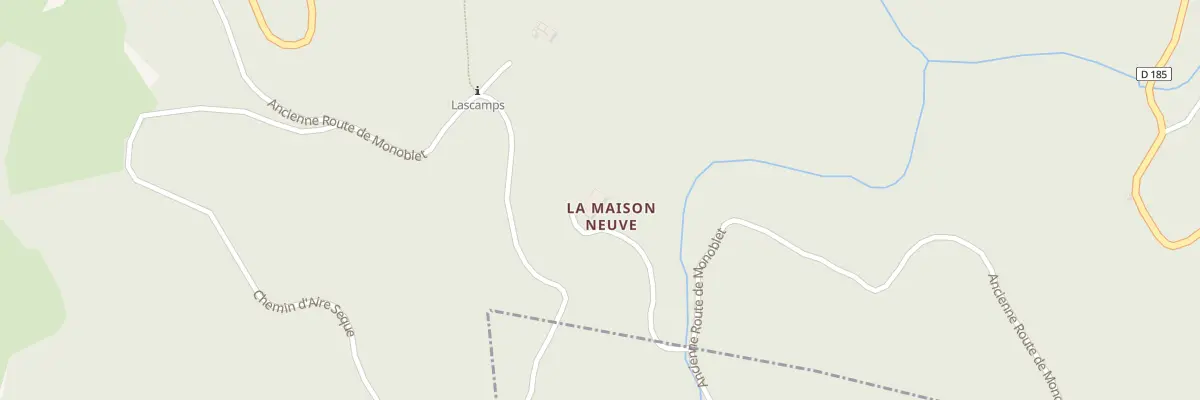 Plan du 5129 Maison Neuve à Monoblet