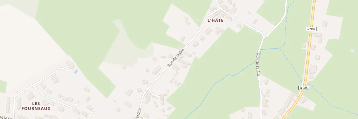 Plan du 35 Rue de l’Hâte à Saint-Honoré-les-Bains