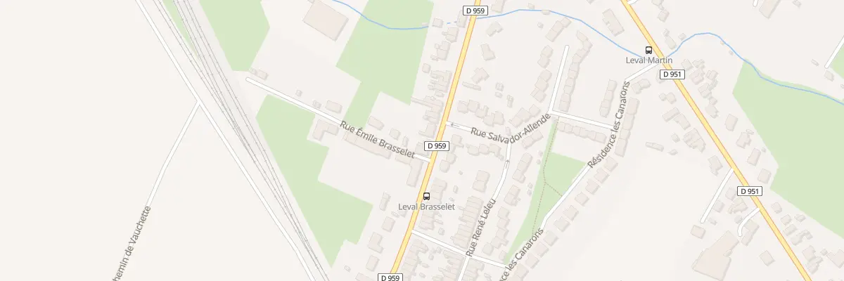 Plan du 91 Rue Emile Brasselet à Leval
