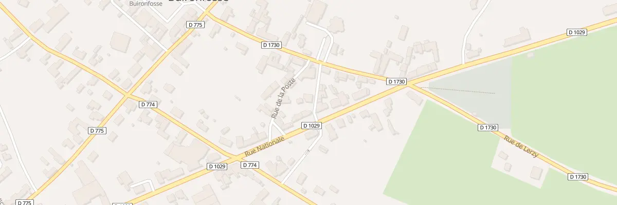 Plan du 1 Rue des Pas Perdus à Buironfosse