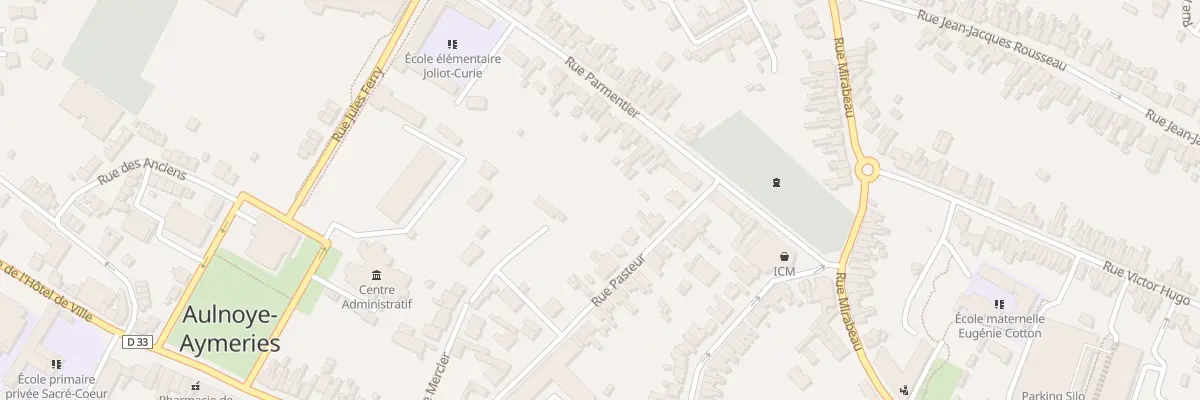 Plan du 17 Rue Parmentier à Aulnoye-Aymeries
