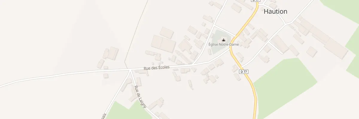 Plan du 2 Rue des Ecoles à Haution