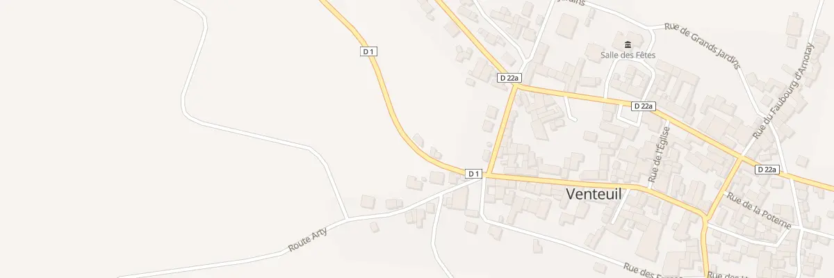 Plan du 38 Rue de Champagne à Venteuil