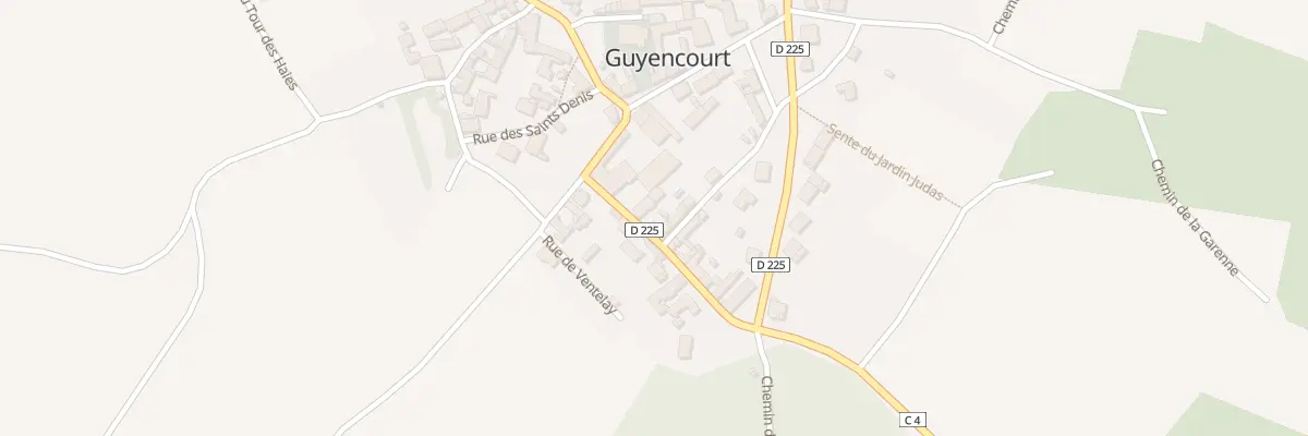 Plan du 3 Rue d’Enfer à Guyencourt