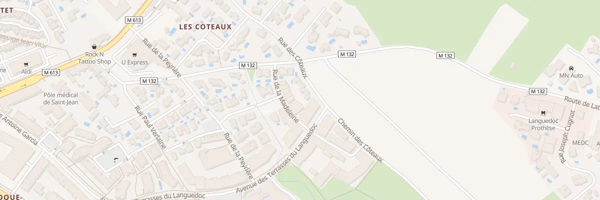 Plan du 24 Rue des Coteaux à Saint-Jean-de-Védas