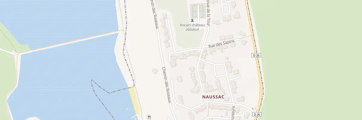 Plan du 7 Rue des Sous-bois à Naussac-Fontanes