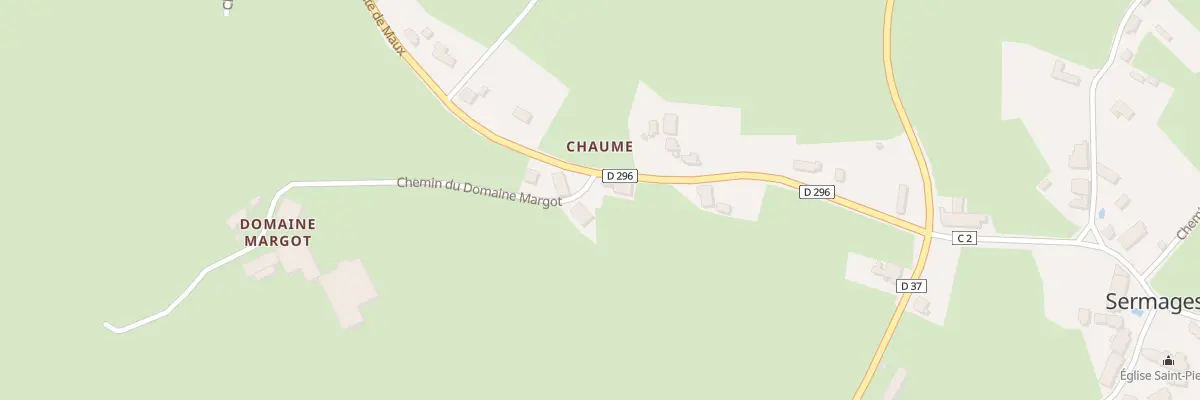 Plan du 49 Chaume à Sermages