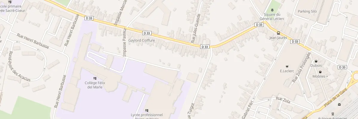 Plan du 59 Rue de l’Hôtel de Ville à Aulnoye-Aymeries