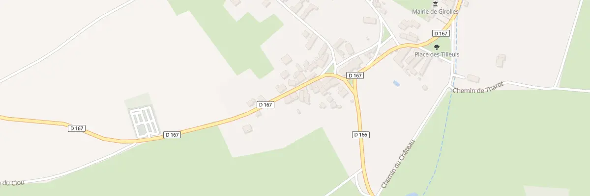 Plan du 5 Rte de Sermizelles à Girolles
