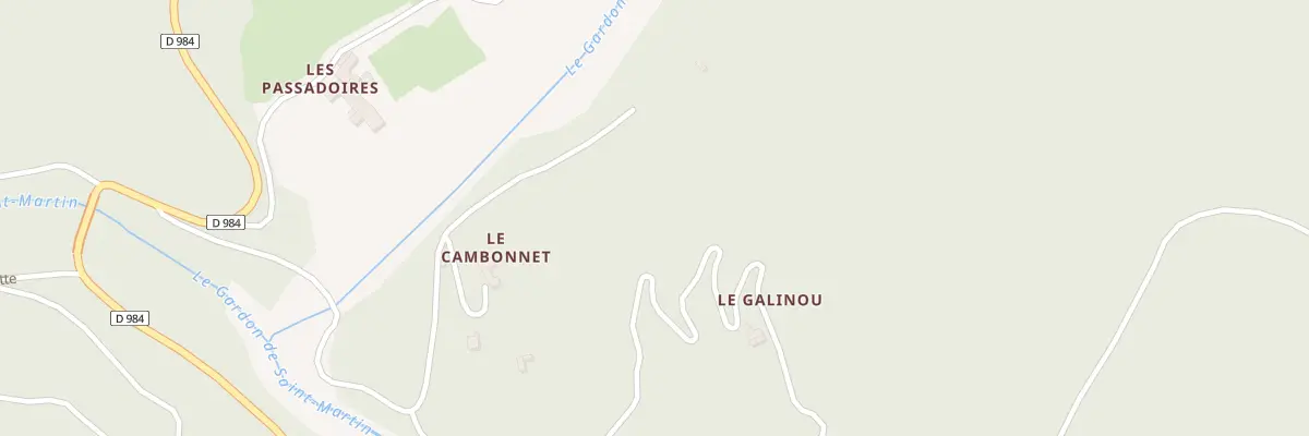 Plan du 5545 Mas de Gallinou à Saint-Étienne-Vallée-Française