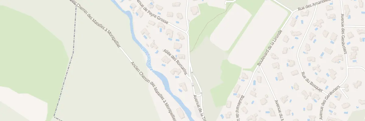 Plan du 407 Av de la Tremoulette à Montbazin