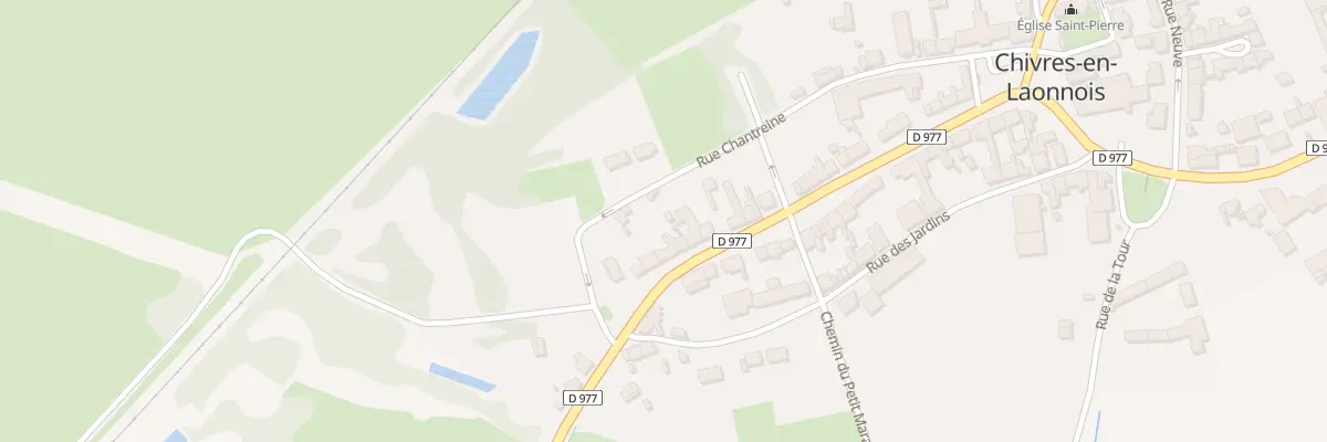 Plan du 30 Gr Grande Rue à Chivres-en-Laonnois
