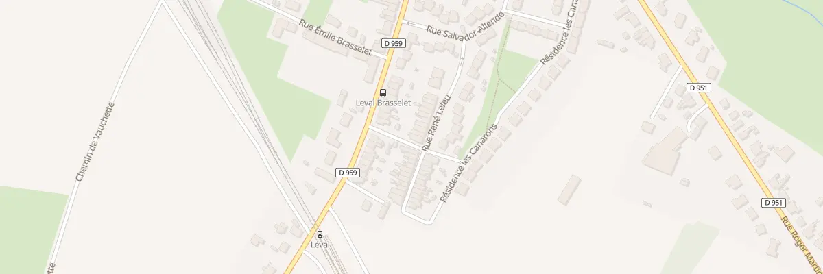 Plan du 23 Rue René Leleu à Leval