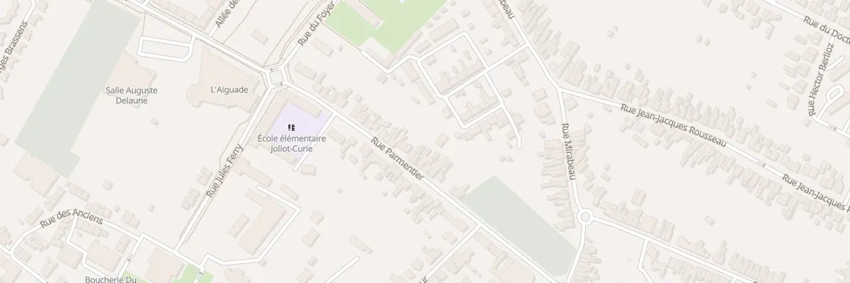 Plan du 16 Rue Parmentier à Aulnoye-Aymeries