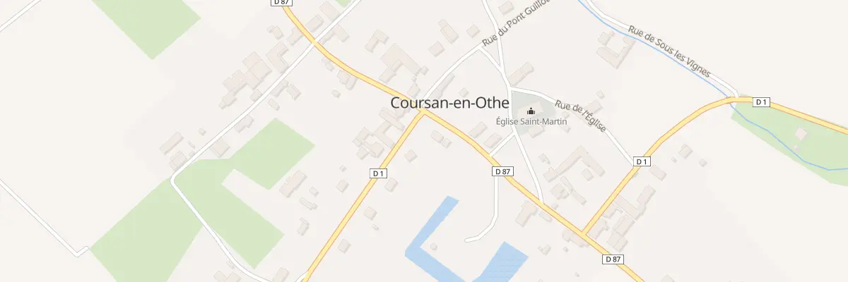 Plan du 1 Rte de Lasson à Coursan-en-Othe