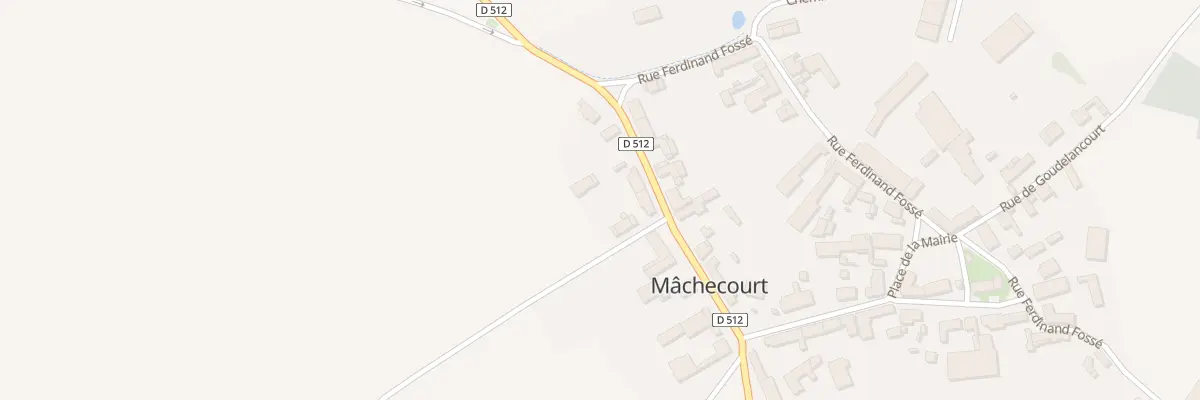 Plan du 6 Che des Aulnes à Mâchecourt