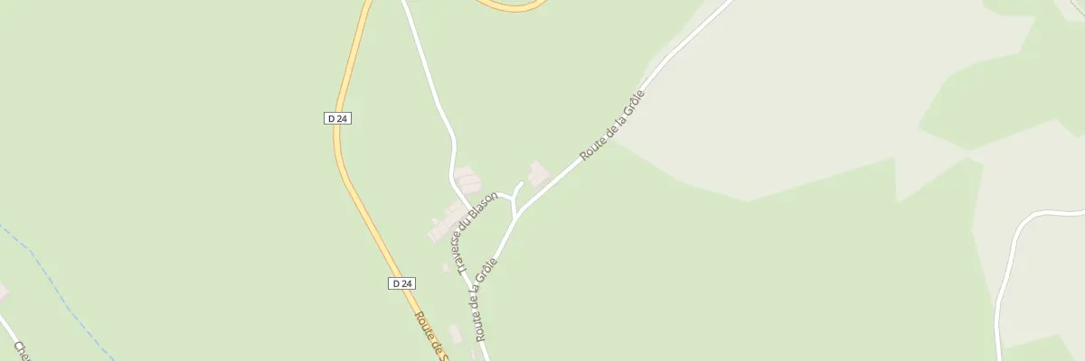 Plan du 265 Rte de la Grôle à Champoly