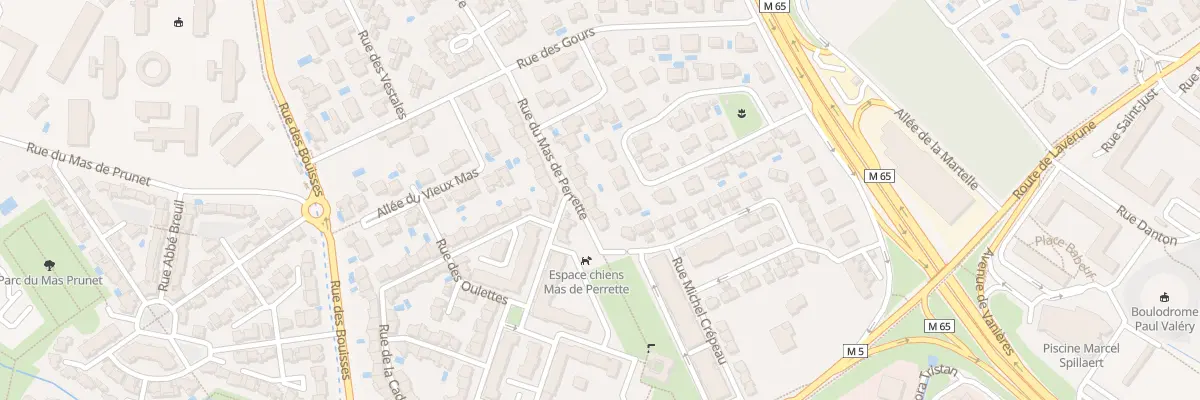 Plan du 151 Rue du Mas de Perrette à Montpellier