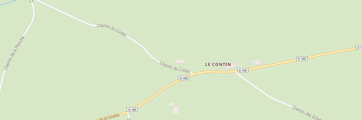 Plan du 2 Che du Contin à Lenax