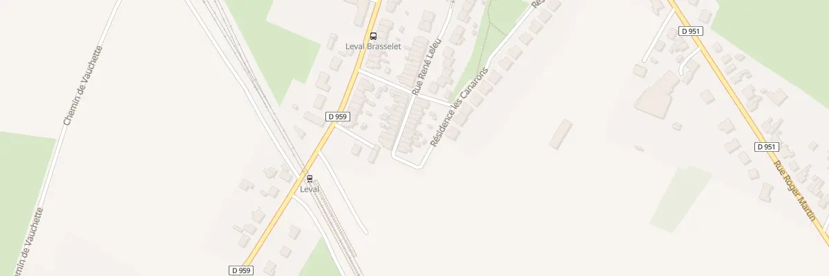 Plan du 34 Rue René Leleu à Leval