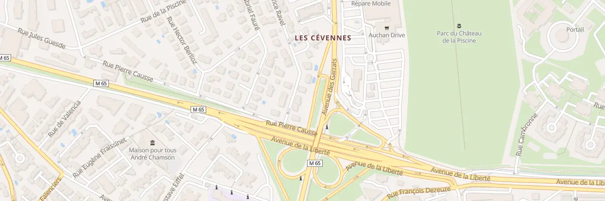 Plan du 27 Rue Maurice Ravel à Montpellier