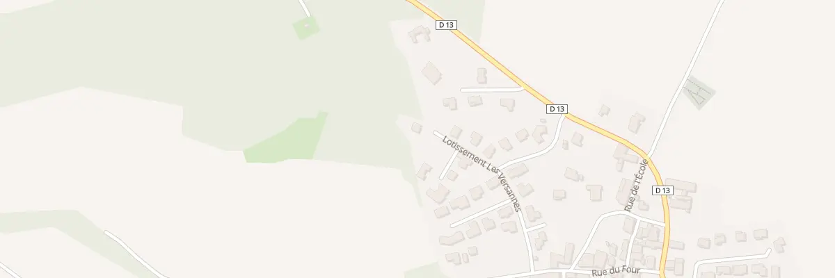 Plan du 14 Lot Les Versannes à Blanzac