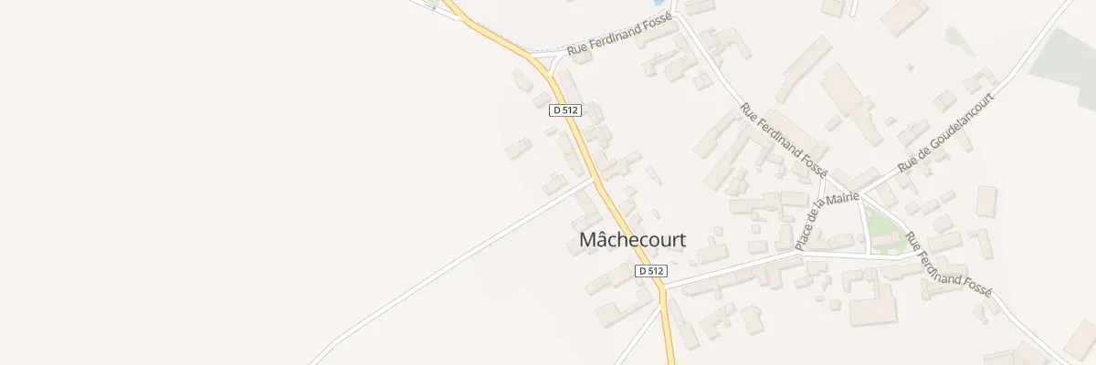 Plan du 4 Che des Aulnes à Mâchecourt