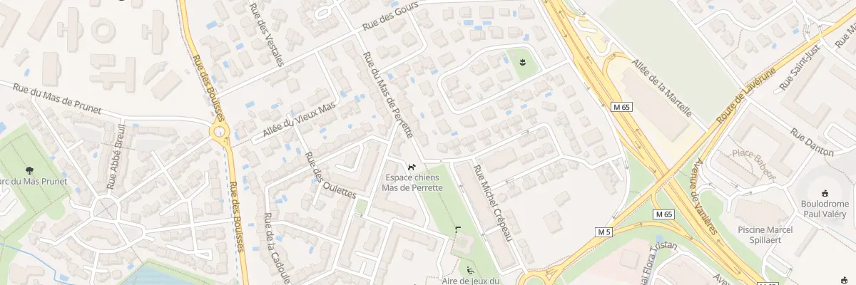 Plan du 171 Rue du Mas de Perrette à Montpellier