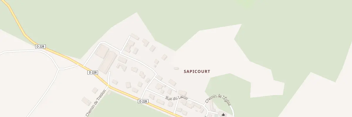 Plan du 6 Rue des Favieres à Courcelles-Sapicourt