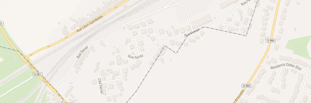 Plan du 34 Rue Ferrer à Leval