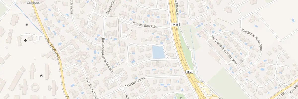 Plan du 316 Rue del Miéjour à Montpellier