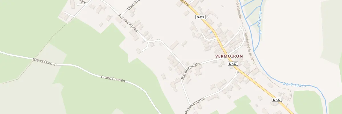 Plan du 5 Rue des Vignes (vermoiron) à Vault-de-Lugny