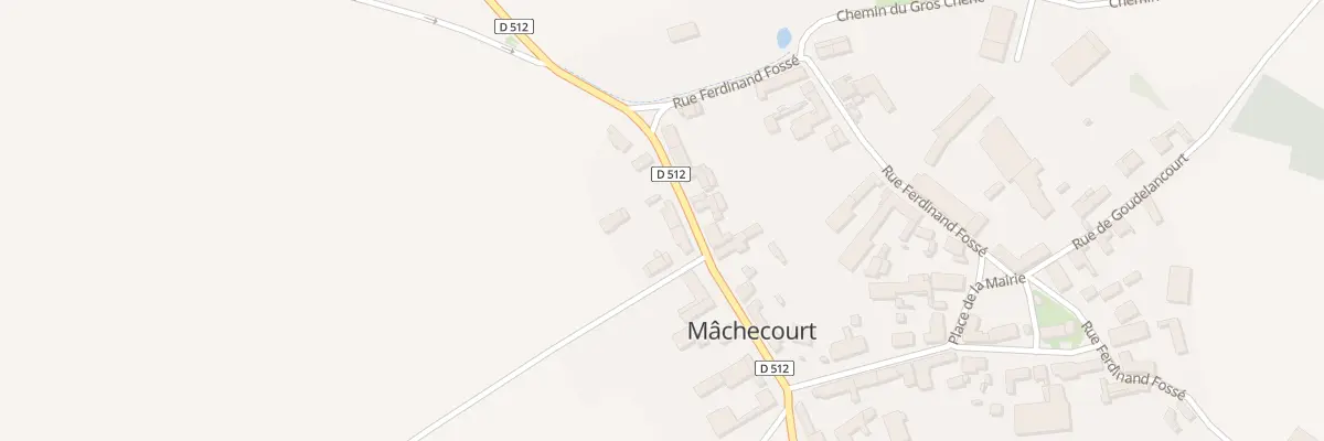 Plan du 2B Rue de Bellevue à Mâchecourt