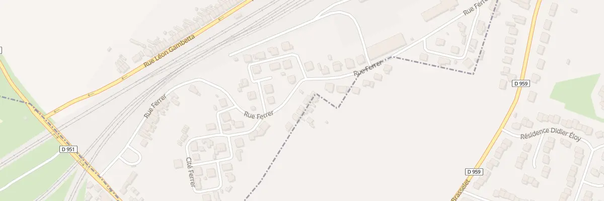 Plan du 36 Rue Ferrer à Leval