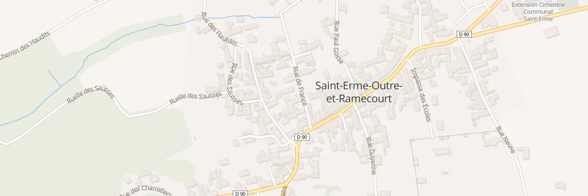 Plan du 3 Rue de France à Saint-Erme-Outre-et-Ramecourt