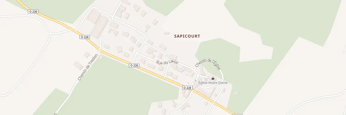Plan du 4T Rue du Lavoir à Courcelles-Sapicourt