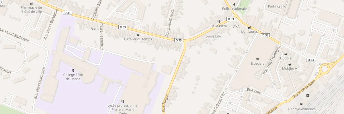 Plan du 39 Rue de l’Hôtel de Ville à Aulnoye-Aymeries
