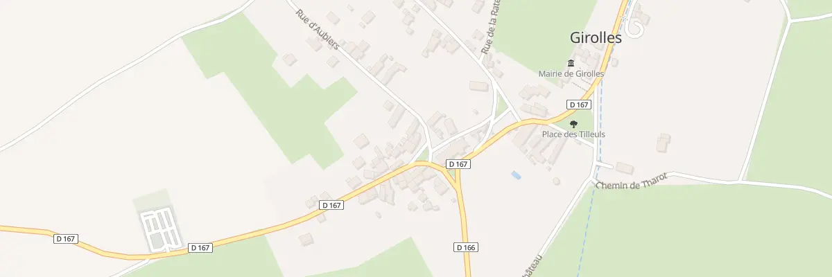 Plan du 8 Pl de l’Eglise à Girolles