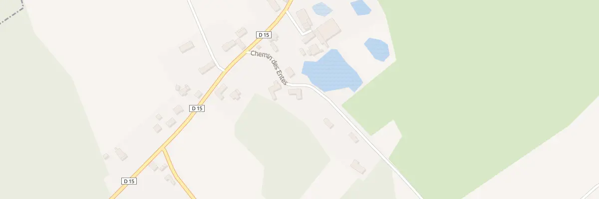 Plan du 2 Che des Entes à Chennegy