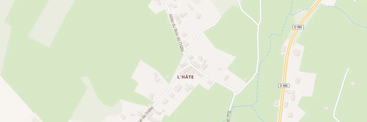 Plan du 22 Rue de l’Hâte à Saint-Honoré-les-Bains