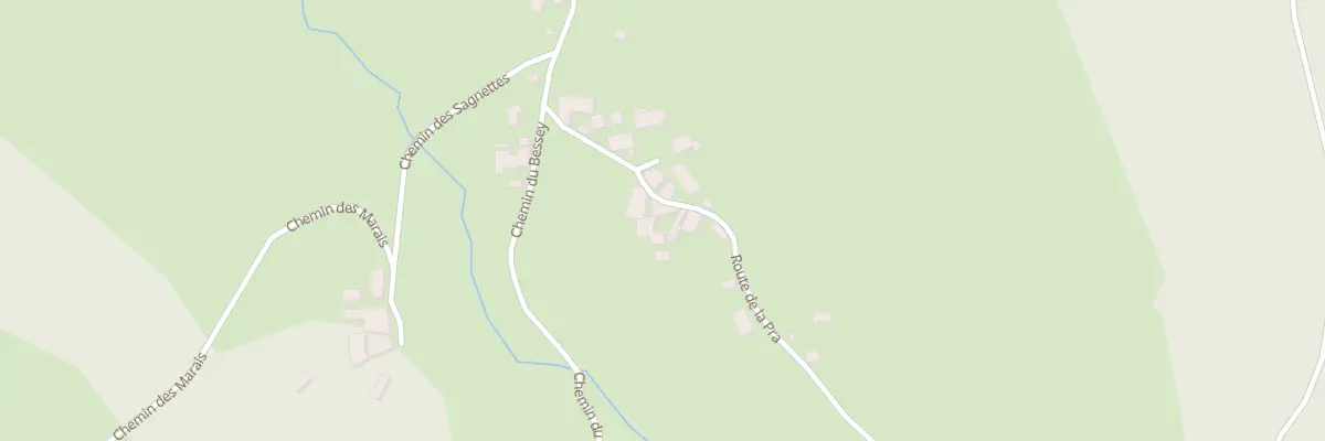 Plan du 1810 Rte de la Pra à Champoly