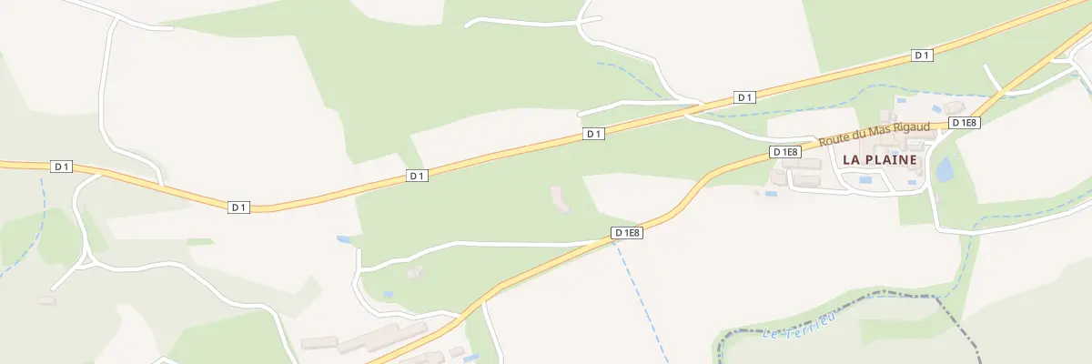 Plan du 5525 La Plaine à Valflaunès