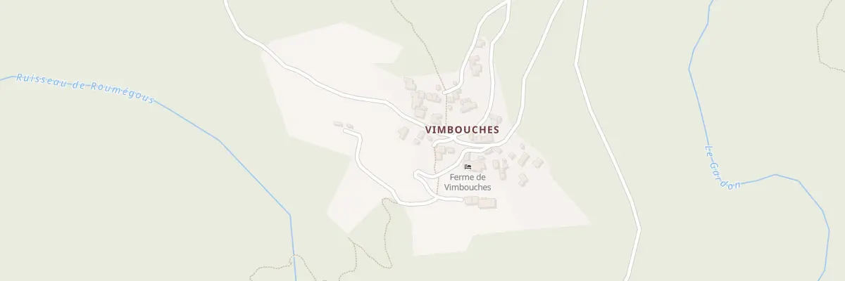 Plan du 5203 Vimbouches à Ventalon en Cévennes