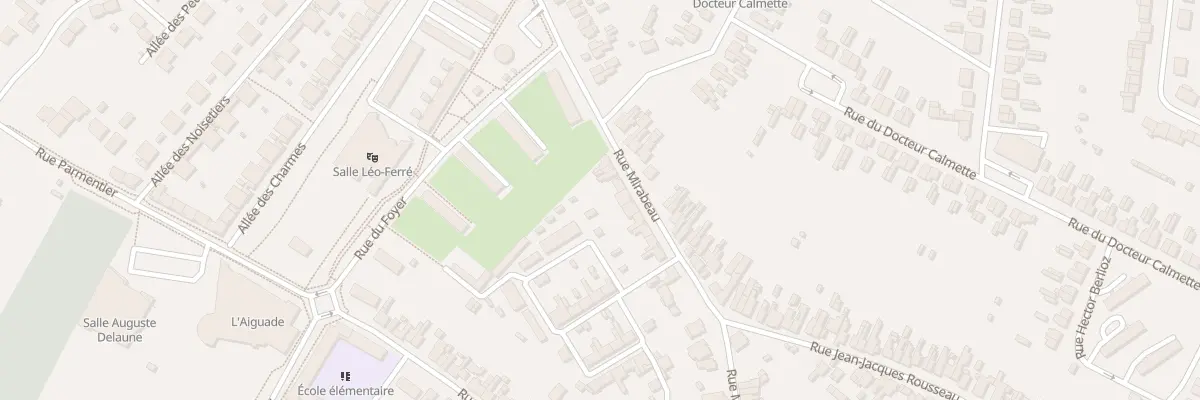 Plan du 101 Rue Mirabeau à Aulnoye-Aymeries